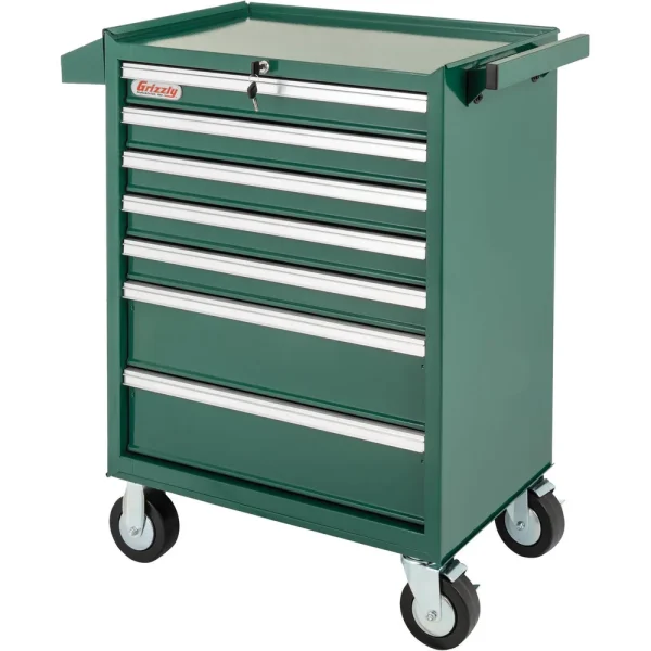 Grizzly Industrial 7-Drawer Tool Cabinet with Ball Bearing Drawer Slides (H0842)