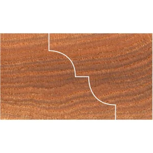 Grizzly Industrial Shaper Cutter – Reversible Detail Bead & Cove, 3/4″ Bore (C2126) - view 2