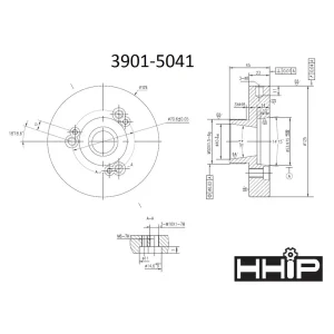 HHIP 125MM DIAMETER, D1-3 ER-40 COLLET CHUCK (3901-5041) - view 4