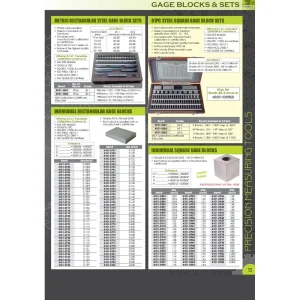 HHIP 81 PIECE GRADE AS-0/2 RECTANGULAR STEEL GAGE BLOCK SET (4101-0001) - view 4