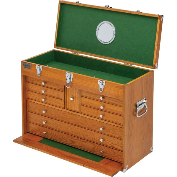 Grizzly Industrial 26″ Series Drawer Red Oak Tool Chest (T33970, T33971, T33972)