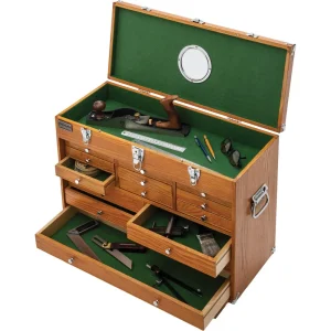 Grizzly Industrial 26″ Series Drawer Red Oak Tool Chest (T33970, T33971, T33972) - view 4
