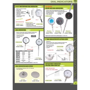 DASQUA 0-1″ LUG BACK LARGE MEASURING RANGE DIAL INDICATOR (5122-4210) - view 3