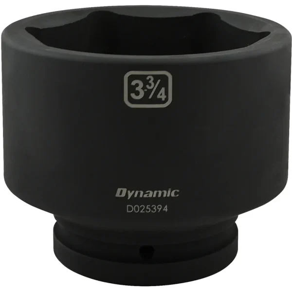 Dynamic Tools 3-3/4” X 1″ Drive, 6 Point Standard Length, Impact Socket (D025394)