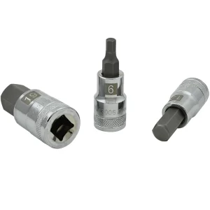 Dynamic Tools 1/2″ Drive Metric Hex Head, 19mm Bit Standard Length, Chrome Finish Socket (D013019) - view 3