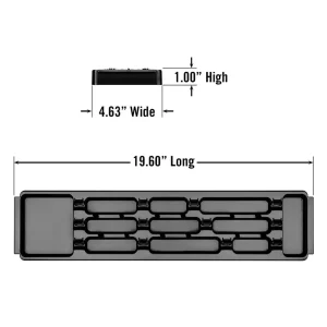 Ernst 3/8 In. Ratchet And Extension Tray – Black (8371) - view 2