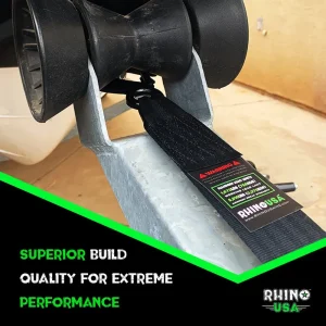 Rhino USA 2″ X 20′ Boat Winch Strap With Hook (RNO-WNCH-STRP)