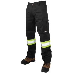 Tough Duck Men’s Relaxed Fit Twill Safety Cargo Utility Pant