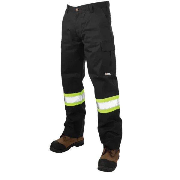 Tough Duck Men’s Relaxed Fit Twill Safety Cargo Utility Pant