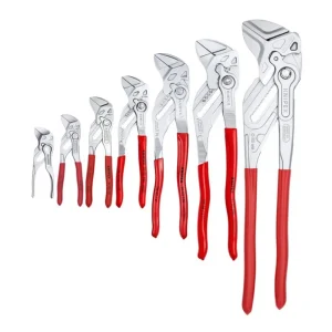 Knipex 7-Pc Pliers Wrench Set in Tool Roll (9K0080167US)