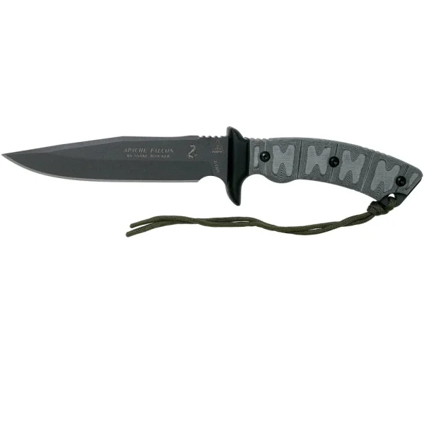 TOPS Knives Apache Falcon Survival Knife, Snake Blocker Design (AFAL-01)