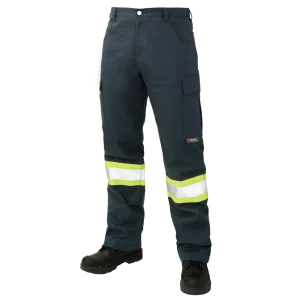 Tough Duck Men’s Relaxed Fit Flex Twill Safety Cargo Pants (SP030)