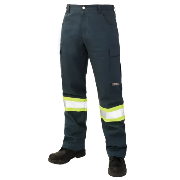 Tough Duck Men’s Relaxed Fit Flex Twill Safety Cargo Pants (SP030)