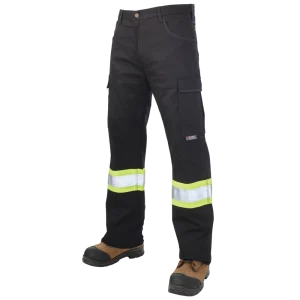 Tough Duck Men’s Relaxed Fit Flex Twill Safety Cargo Pants (SP030) - view 3