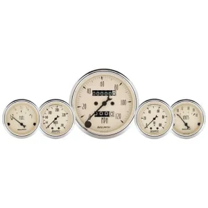 Auto Meter Antique Beige Gauge Set – 1811