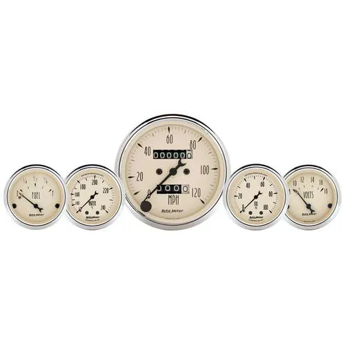 Auto Meter Antique Beige Gauge Set – 1811
