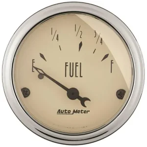 Auto Meter Antique Beige 2-1/16 Inch Fuel Level Gauge – 1816