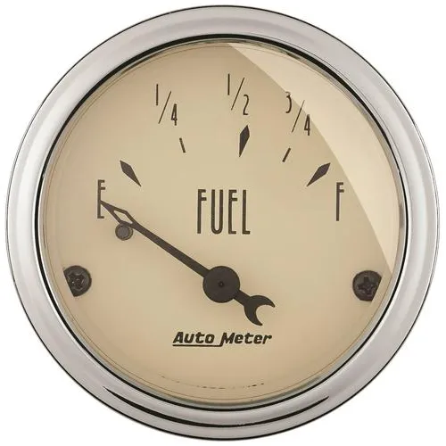 Auto Meter Antique Beige 2-1/16 Inch Fuel Level Gauge – 1816