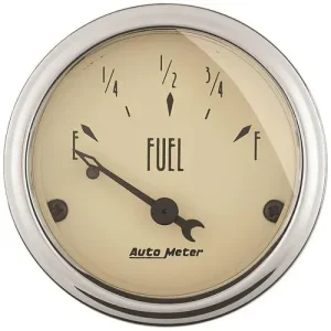 Auto Meter Antique Beige 2-1/16 Inch Fuel Level Gauge – 1815
