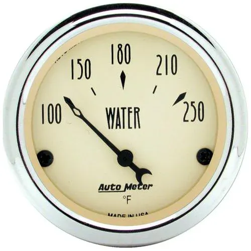 Auto Meter Antique Beige 2-1/16 Inch Coolant Temperature Gauge – 1837