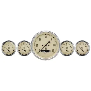 Auto Meter Antique Beige Gauge Set – 1840