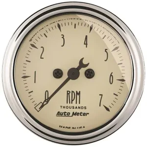 Auto Meter Antique Beige 2-1/16 Inch Tachometer – 1897
