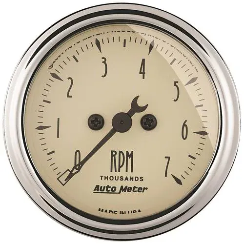 Auto Meter Antique Beige 2-1/16 Inch Tachometer – 1897