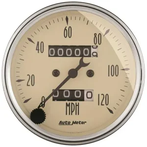 Auto Meter Antique Beige 3-1/8 Inch Speedometer Gauge – 1896