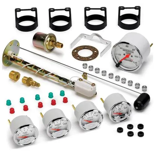 Auto Meter Arctic White Gauge Set – 1300-00408