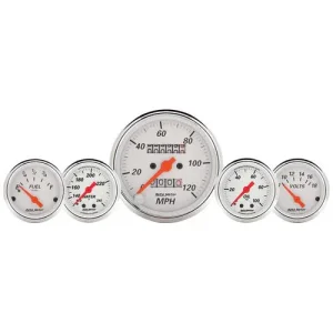 Auto Meter Arctic White Gauge Set – 1311