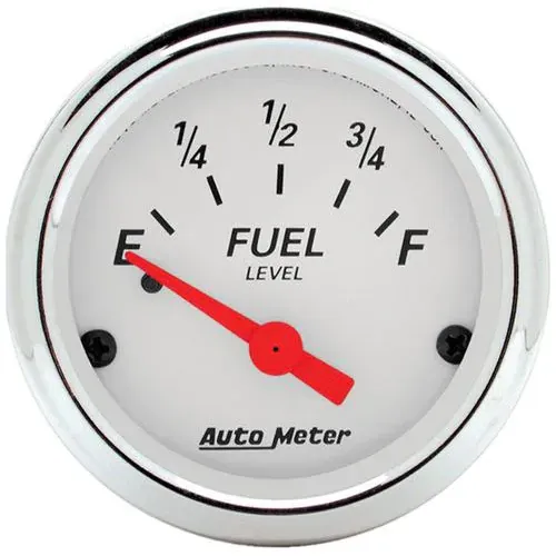 Auto Meter Arctic White 2-1/16 Inch Fuel Level Gauge – 1315
