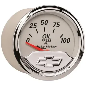 Auto Meter Arctic White 2-1/16 Inch Oil Pressure Gauge – 1327-00408 - view 2