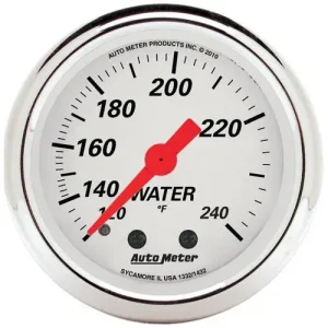 Auto Meter Arctic White 2-1/16 Inch Coolant Temperature Gauge – 1332