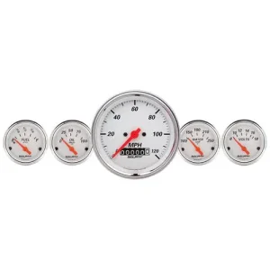 Auto Meter Arctic White Gauge Set – 1340