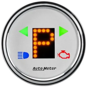 Auto Meter Arctic White 2-1/16 Inch A/T Shift Indicator – 1360 - view 3
