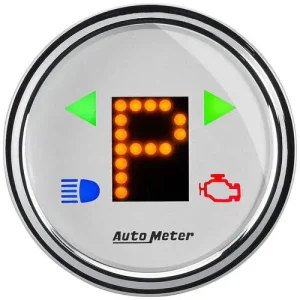 Auto Meter Arctic White 2-1/16 Inch A/T Shift Indicator – 1360 - view 4