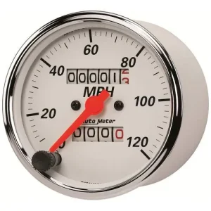 Auto Meter Arctic White 3-1/8 Inch Speedometer Gauge – 1396 - view 3