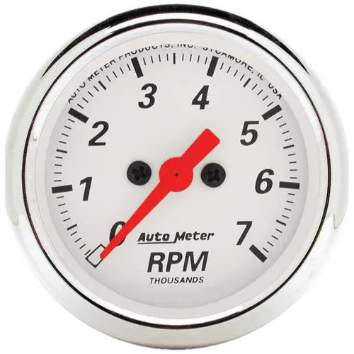 Auto Meter Arctic White 2-1/16 Inch Tachometer – 1397