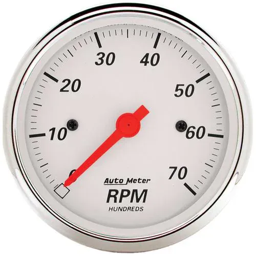 Auto Meter Arctic White 3-3/16 Inch Tachometer Gauge – 1398