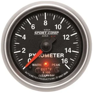 Auto Meter Cruiser 2-1/16 Inch Boost/Pyrometer Gauge – 3646