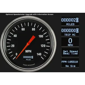 Classic Instruments Hot Rod Mustang 67-68 5 Gauge Brushed Aluminum MU67HRBA - view 2