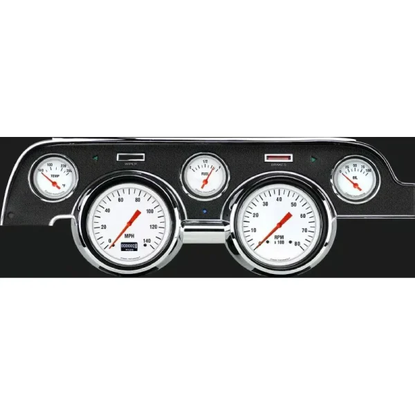 Classic Instruments White Hot ’67-68 Mustang OLED MU67DWH