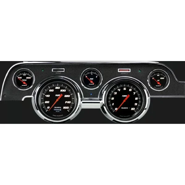 Classic Instruments Velocity Black ’67-68 Mustang OLED MU67DVSB