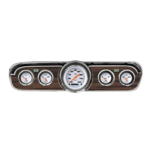 Classic Instruments Velocity White 1965 Mustang 3in Speedo and F/O/V/T MUVSW00