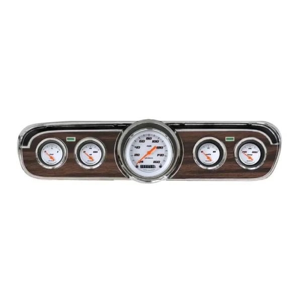Classic Instruments Velocity White 1965 Mustang 3in Speedo and F/O/V/T MUVSW00