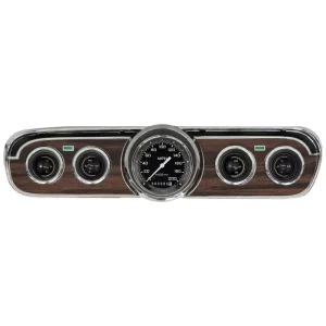 Classic Instruments Autocross Gray 1965 Mustang 3 in Speedo and 4 Small MUAXG00