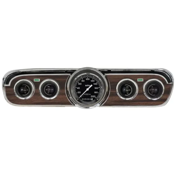 Classic Instruments Autocross Gray 1965 Mustang 3 in Speedo and 4 Small MUAXG00