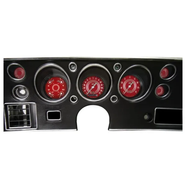 Classic Instruments V8 Red Steelie 1970-72 Chevelle SS Package CV70V8RS