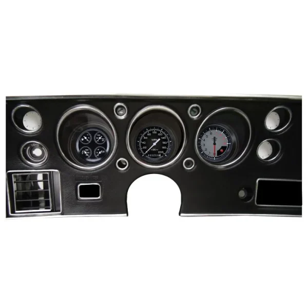 Classic Instruments Autocross Gray 1970-72 Chevelle SS Package CV70AXG