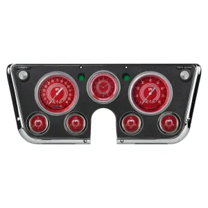 Classic Instruments V8 Red Steelie Chevy/ GMC Truck 7 GA CT67V8RS